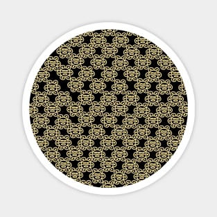 Light Yellow Sun Pattern Magnet